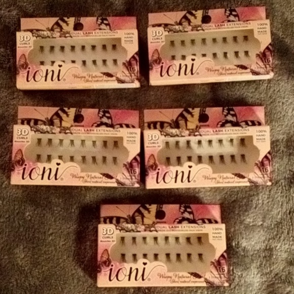 5 PACKS IONI 3D CURL INDIVIDUAL LASH EXTENSIONS - Picture 1 of 3